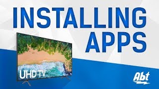 How To Install Apps On Your Samsung TV [upl. by Nerek215]