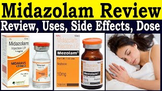 midazolam injection uses hindi  Dormicum midazolam 75 mg  uses Side Effecs Dose How to use [upl. by Geralda]