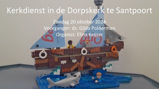 2024 10 20 Kerkdienst voor jong en oud in de Dorpskerk te Santpoort [upl. by Mayes]