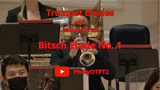 Tony Plays Trumpet Etudes Bitsch no 1 Vivo [upl. by Liam]