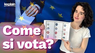 Elezioni europee 2024 comè fatta la scheda e come si vota [upl. by Hesoj78]