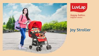 LuvLap Joy StrollerPram Assembly Video [upl. by Epuladaugairam632]