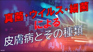 真菌（カビ）・ウイルス・細菌による皮膚トラブルとその種類～あなたの皮膚病はどのタイプ？ [upl. by Lois]