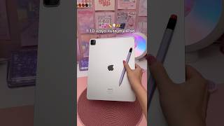 10 ways I use my iPad 💕✏️ apple pencil  iPad apps  iPad tips [upl. by Dworman]