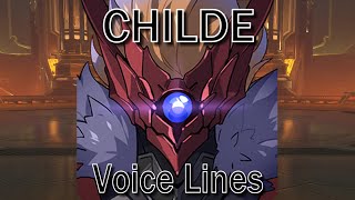 Childe Weekly Boss  Voice Lines  Genshin Impact [upl. by Nealey]