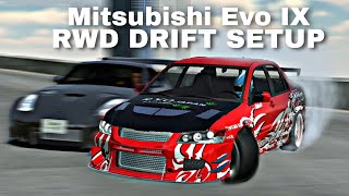 757hp Mitsubishi Evo 9 RWD DRIFT SETUP  Car Parking Multiplayer [upl. by Busey]