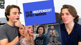 Reacting to the 2024 Indie Spirit Nominations [upl. by Corabelle]