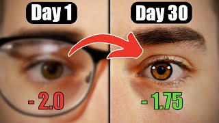 Do Eye Exercises Actually Work I Tried for 30 Days [upl. by Michale]