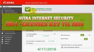 Avira Internet Security 2014 Full Version Key Til 2016  FREE DOWNLOAD [upl. by Chee]