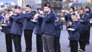 Boys Brigade Beating Retreat at Edinburgh Castle May 2015 [upl. by Essie]