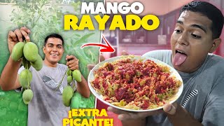 PREPARANDO MANGO RAYADO CON CHAMOY CHILE Y SAL 🔥 EXTRA PICANTE [upl. by Einamrej]