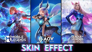 Guinevere vs Liliana vs Ahri  Skins Effect l MLBB AOV LOLWR [upl. by Sells]