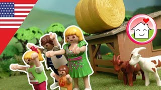 Playmobil english The Hauser Family on the Farm [upl. by Nylia]