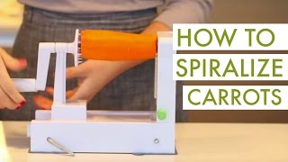 How to Spiralize Carrots [upl. by Garlan]