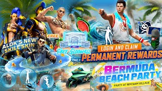 Bermuda beach party event free Rewards Next Gold Royale🤯🥳 Free Fire New Event  Ff New Event Today [upl. by Thorstein]