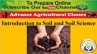 Introduction to Soil and Soil Science part  1 HindiEnglish Agricultural Field Officer IBPS [upl. by Natalina]