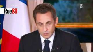 Sarkozy clash Denisot Pujadas et Chazal [upl. by Ahsekram]