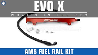 AMS EVO X Fuel Rail Kit  Whats in the Box [upl. by Artenak]