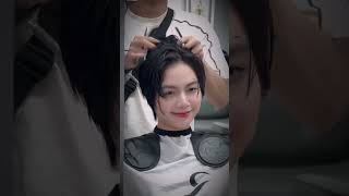 Best girls hair transformation💀💀 shorts hairtransformation barber women [upl. by Yetsirhc805]