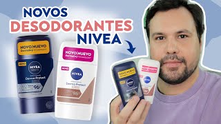 NOVOS DESODORANTES NIVEA Clinical Derma Protect em Barra 96h Novidade de Farmácia [upl. by Rufena]