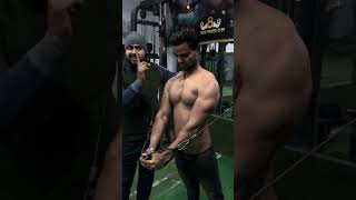 chest ful workout gym video 💪 raghav fitness club 💪 [upl. by Thorlay271]