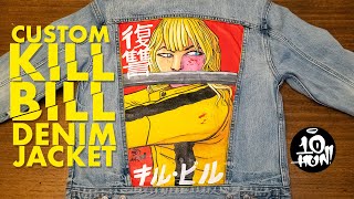 Custom Kill Bill Denim Jacket  Hand Painted using GAC 900 [upl. by Xeno]