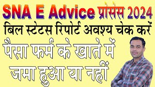 SNA E Advice Process 2024  SNA RN Error  Payment Done RN Problem Solve  SNA E Advice Generate [upl. by Ahcurb]