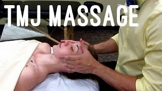 Massage Tutorial MFR for TMJ pain 2013 version [upl. by Dajma]