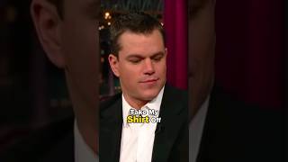 Matt Damon Does Hilarious Impression of Matthew McConaughey 😂😂😂mattdamon [upl. by Girardo104]