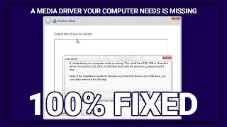 How To Solve A Media Driver Your Computer Needs Is Missing 100 Working Method [upl. by Astrahan845]