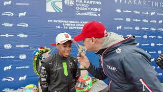 Kenzo Craigie Prema Racing – KR – IAME FIA Karting World Championship OKJ 2024 PFI [upl. by Aniehs]