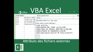 Modifier les propriétés de fichiers en VBA Excel [upl. by Mayes]