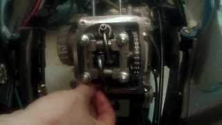 How to Adjust Valves on 50cc Scooter [upl. by Villiers]