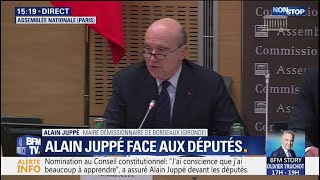 quotJai purgé ma peinequot devant les députés Alain Juppé évoque son passé judiciaire [upl. by Kristo]