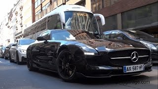 Mercedes SLS AMG Renntech Loud Revs and Accelerations [upl. by Airoled811]