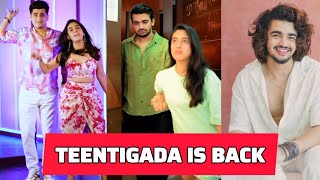 Teentigada is Back  Sameeksha Sud Vishal Pandey Bhavin Bhanushali Teentigada New Reels videos [upl. by Ekoorb]