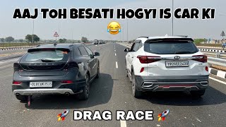 VOLVO V40 VS TUNED SELTOS DRAG RACE🚀 [upl. by Jammal]