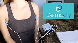 How To Treat Excessive Sweating Hyperhidrosis with Dermadry  Iontophoresis Machine Review  Demo [upl. by Loretta]