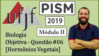 UFJF  PISM II  2019  Biologia  Objetiva  Questão 6  Hormônios Vegetais [upl. by Ruiz319]