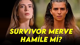 SURVİVOR MERVE HAMİLE Mİ Survivor All Star Merve hamile iddiaları gerçek mi [upl. by Ahsienot]