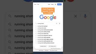 Free Way To See The Most Popular Searches For A Keyword On Google amp YouTube Shorts [upl. by Randi408]