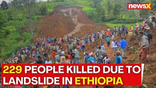 Several Missing 229 People Killed Due to Landslide in Ethiopia  Search Operation Underway  NewsX [upl. by Nagorb]