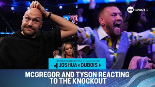 Uncut amp Unfiltered 👀 Fury McGregor amp Usyks IMMEDIATE Reactions To Dubois KO AJ 🤯 JoshuaDubois [upl. by Anrym]