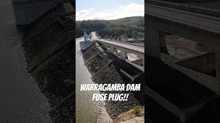 Fuse Plugs at Warragamba Dam water australia viral information [upl. by Saiasi932]