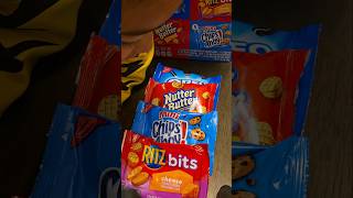 MINI OREO NUTTER BUTTER MINI CHIPS AHOY RITZ BITZ allinone cookies shortsvideo shortsfeed [upl. by Earesed628]