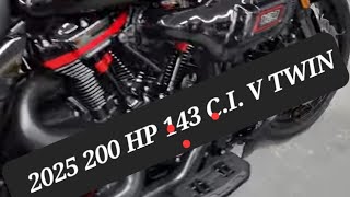 200 HP TOP SECRET 143 CI V TWIN 2025 ROAD GLIDE amp 2024 HARLEYDAVIDSON CVO ST 121 [upl. by Honig]