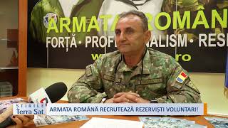 ARMATA ROMÂNĂ RECRUTEAZĂ REZERVIȘTI VOLUNTARI [upl. by Gil]