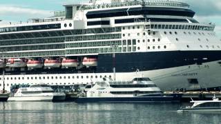 Cruceros Infinity y Seabourn Sojourn en Ushuaia [upl. by Eilla]