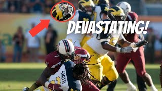 BIGGEST College Football Hits Jadeveon Clowney [upl. by Fifine]