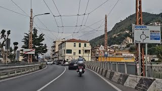 Bordighera  Vallecrosia  Camporosso  Ventimiglia 4kImperiaLiguriaItalia [upl. by Tennaj636]